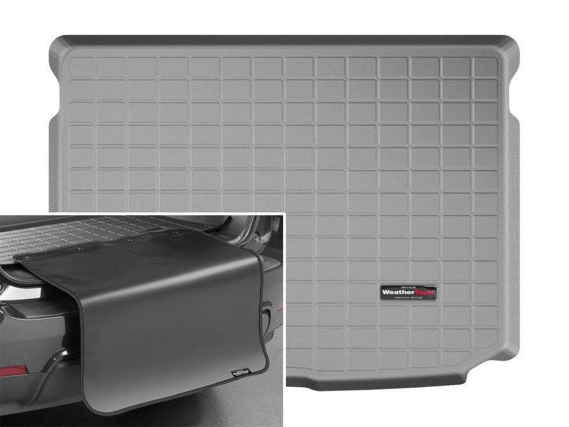 WeatherTech 2016+ Audi A3 Sportback e-tron 8V 5-Door Hatchback Cargo Liner w/Bumper Protector - Grey