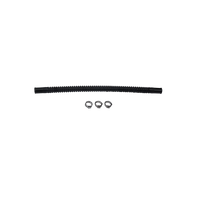 DeatschWerks Convoluted Tubing 250mm Length x 8mm ID Side 1 x 8mm ID Side 2 - Black