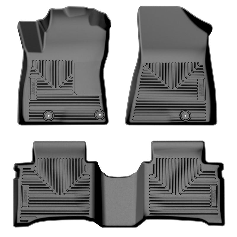 Husky Liners 23-26 Kia Niro Hybrid WeatherBeater Front & 2nd Row Floor Liners - Black