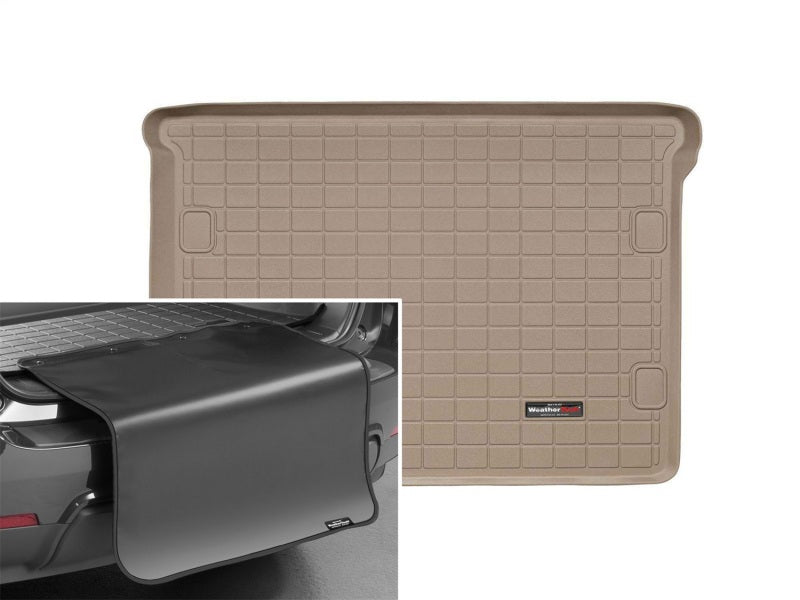 WeatherTech 2008-2012 Jeep Liberty Cargo Liner w/ Bumper Protector - Tan