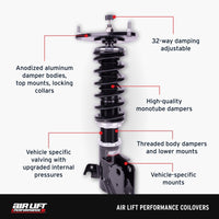 Air Lift Performance 89-00 Lexus LS400 Coilover Kit