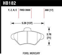 Hawk Performance Ceramic Street Brake Pads