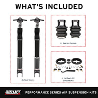 Air Lift Performance 09-13 Infiniti G37 / 09-20 Nissan 370z Rear Air Suspension Kit