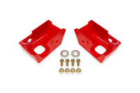 BMR 2021+ Ford Bronco (Exc. Bronco Sport) Rear Shock Mount Skid Plates - Red