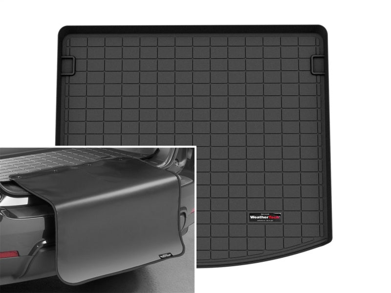 WeatherTech 2022+ Mazda CX-5 Cargo Liner w/Bumper Protector (Upper Cargo Area) - Black