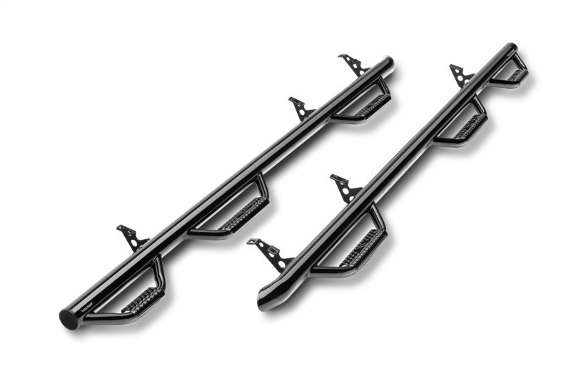 N-Fab Nerf Step 10-17 Dodge Ram 2500/3500 Mega Cab 6.4ft Bed - Gloss Black - Bed Access - 3in