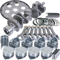 Eagle Chevy 305 1Pc 3.480in Crank 5.700in I-Beam Rods 3.796in Pistons 168 Tooth FP Balanced Assembly