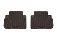 WeatherTech 19-24 Subaru Forester Rear All-Weather Floor Mats - Cocoa