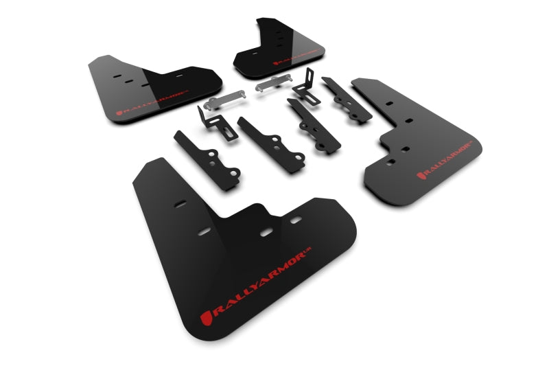 Rally Armor 25-26 Kia K4 Sedan Black Mud Flap Red Logo