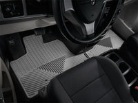 WeatherTech 08+ Chrysler Town & Country Front Rubber Mats - Grey