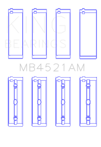 King Engine Bearings Mercedes Benz M 272.911 / M 272.920 (Size 0.5) Crankshaft Main Bearing Set