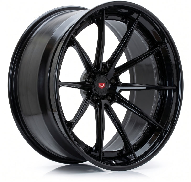 Vossen VPS-1 19x8.5 / 5x120 / ET30 / 66.9 /- Gloss Black Wheel - (C8 Stingray - Front)