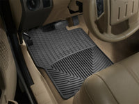 WeatherTech 99-07 Ford F250 Super Duty Crew Front Rubber Mats - Black