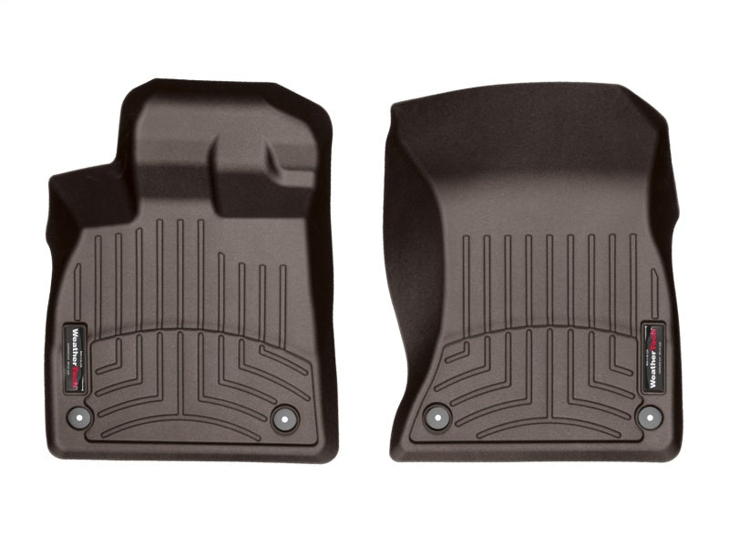 WeatherTech 2018+ Audi Q5 Front FloorLiners - Cocoa