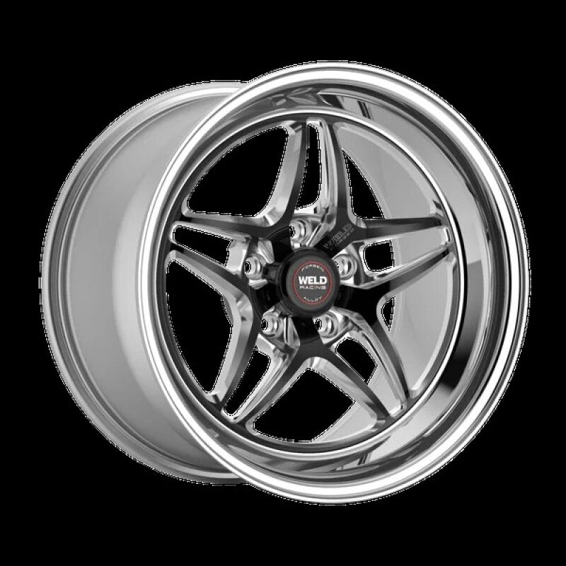 Weld S81 20X9.0 5X4.5 6.3BS (33mm offset) BLACK 3.18 ID High Pad