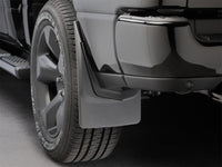 WeatherTech 19+ Dodge Ram w/o Factory Flares Rear No Drill Mudflaps - Black