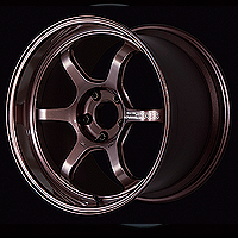 Advan R6 18x8.5 +37 5x114.3 Racing Copper Bronze Wheel