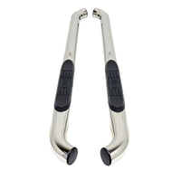 Westin 24-26 Toyota Tacoma Xtra Cab E-Series 3 Nerf Step Bars Stainless Steel