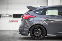 Seibon 2015-2017 Ford Focus ST/RS Hatchback Carbon Fiber Rear Spoiler (3rd Brake Light Not Included)