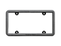 WeatherTech BumpFrame Black Satin Textured Finish License Plate Frame