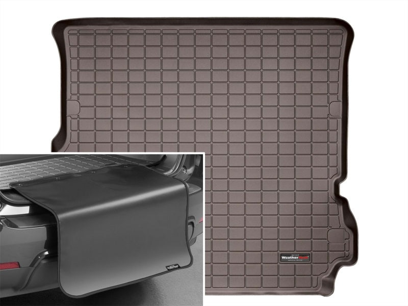 WeatherTech 10-16 Land Rover LR4 Cargo Liners w/Bumper Protector-Cocoa