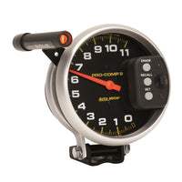 Autometer 5 inch 11000 RPM Single Range w/ Pro-Comp 2 & Memory Tachometer