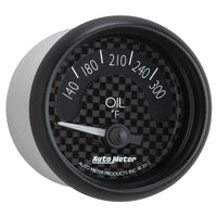 Autometer GT Series 52mm Short Sweep Electronic 140-300 Deg F Oil Temperature