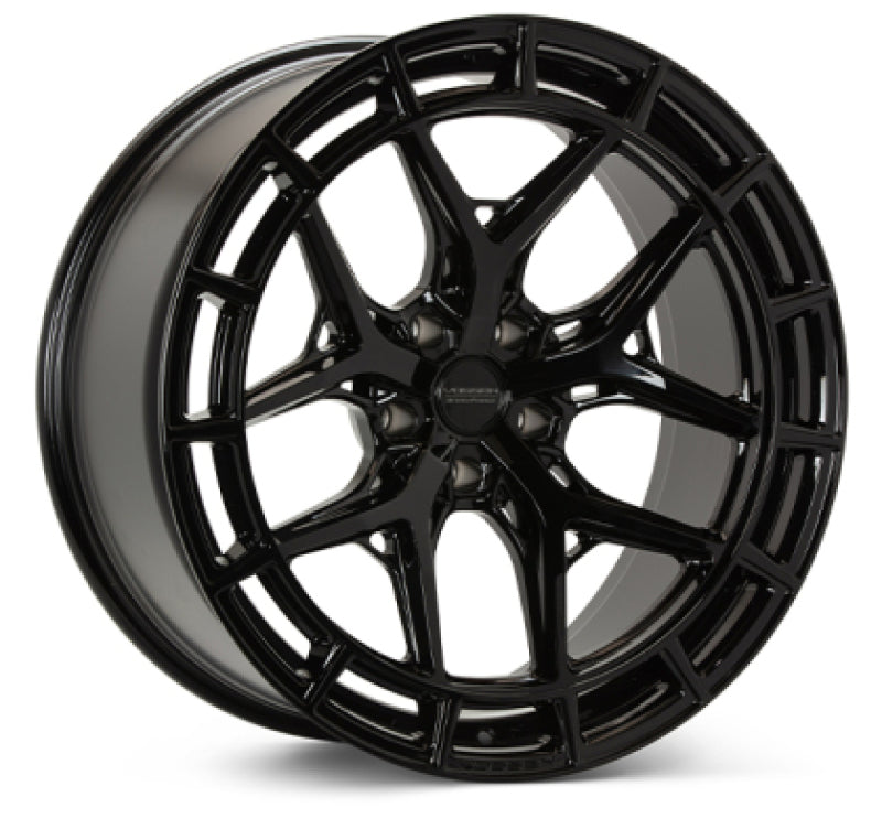 Vossen HFX-1 19x8.5 - 5x120 - ET30 - Flat Face - 72.56 - Gloss Black Wheel