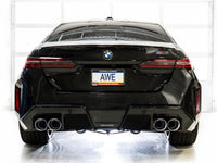 AWE Tuning BMW G90/G99 M5 Track Edition Cat-Back Exhaust - Chrome Silver Tips
