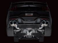 AWE 2024 Ford Mustang Dark Horse S650 RWD SwitchPath Cat-Back Exhaust w/ Quad Chrome Silver Tips