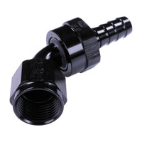 Russell 8AN ProClassic Crimp 60 Degree Hose End - Black