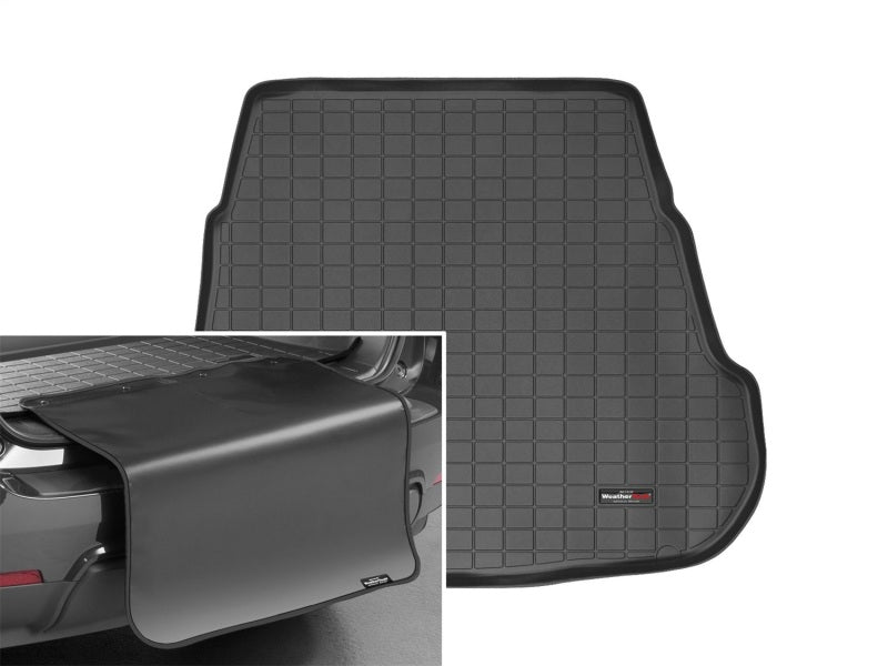 WeatherTech 11-15 Kia Optima Cargo Liner w/Bumper Protector - Black