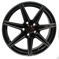 Race Star 72 ValStar 15x3.75 / 5x4.50BC / 1.75BS / 3.072in CB / Black w/Machined Accents Wheel