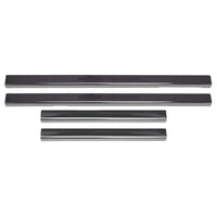 Putco 14-18 Chevy Silv LD - Double Cab w/ CHEVROLET Etching (8pcs) Black Platinum Door Sills