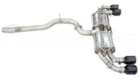 Invidia 2022+ Volkswagen Golf R MK8 76mm R400 Valved Cat Back Exhaust Straight Cut Black Tips