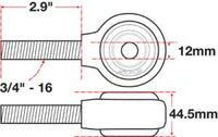 SPC Performance xAxis Rod End Ball Joint