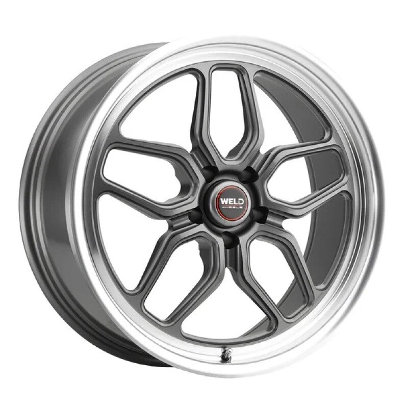 Weld S108 22X10.5 Laguna 5X127 ET13 BS6.25 Gloss Gun Diamond Lip 78.1