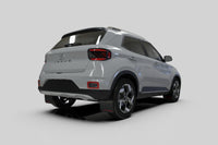 Rally Armor 20-26 Hyundai Venue Black Mud Flap White Logo