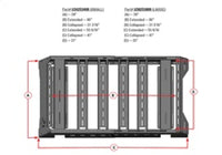 N-Fab Universal Roof Rack (Large 38.25 - 38 Width) - Tex. Black