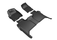3D MAXpider 19-26 GMC Sierra / Silverado 1500 CC/ 2500/3500HD CC Bucket Seat Kagu Black Full Set