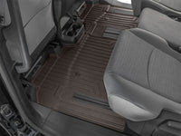 WeatherTech 2021+ Toyota Sienna Rear (2nd Row) FloorLiner HP - Cocoa (8 Passenger)