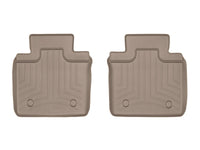 WeatherTech 2014+ Maserati Quattroporte Rear FloorLiner - Tan (fits Models w/2 Zone Climate Control)