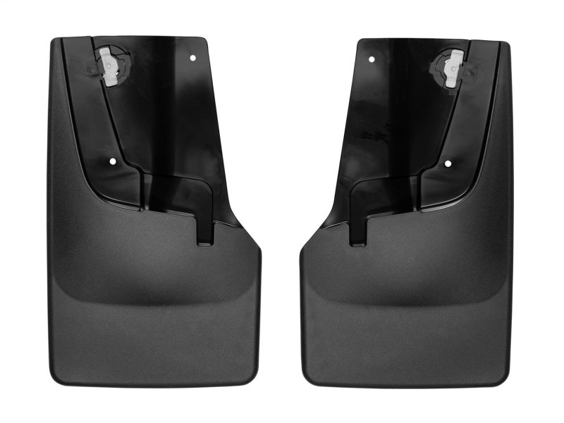 WeatherTech 2017+ Chevrolet Colorado No Drill Mudflaps - Black (ZR2 Model Only)