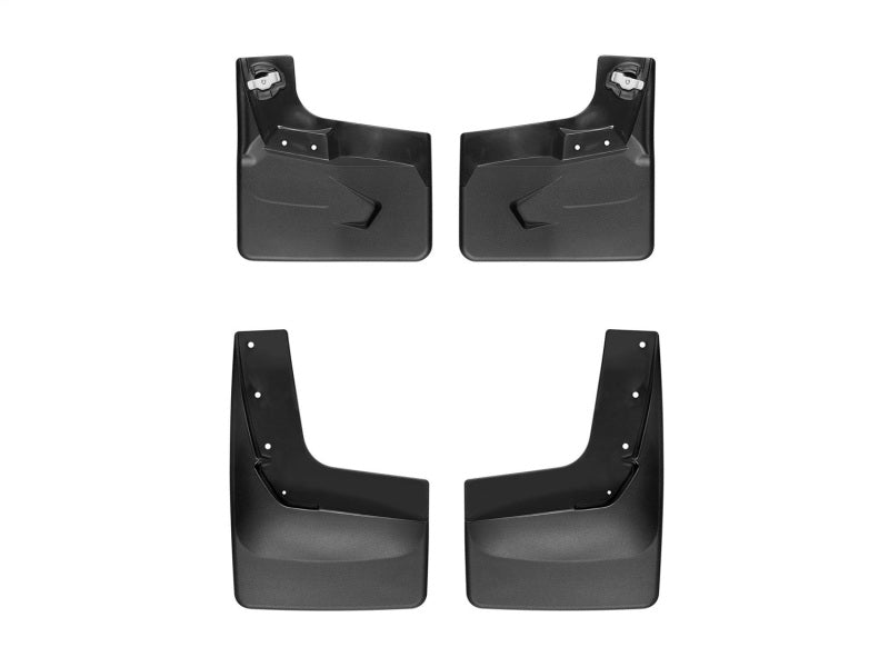 WeatherTech 18-21 Ford Expedition Max No Drill Mudflaps - Black