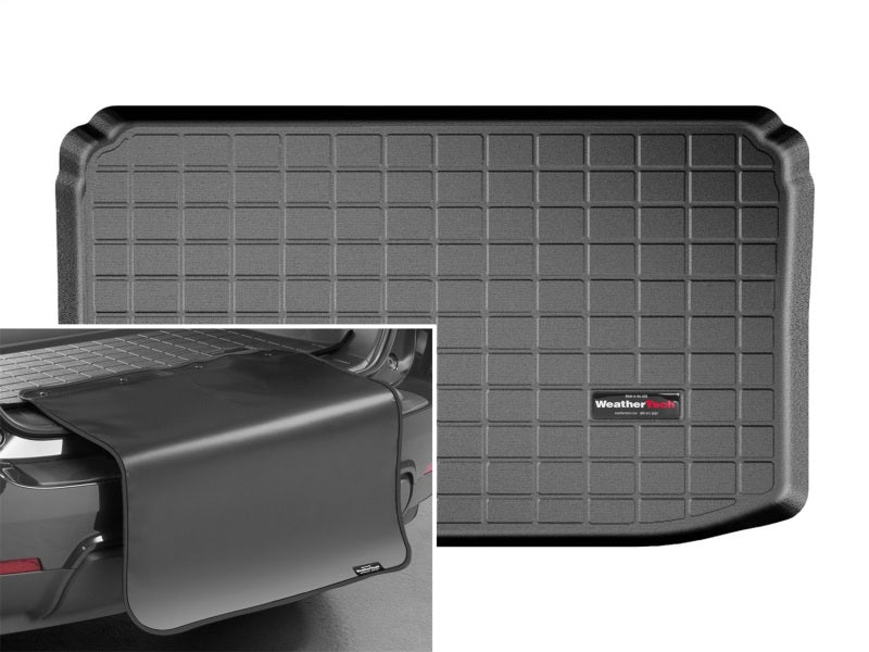 WeatherTech 14-17 Ford Fiesta ST Cargo Liners w/ Bumper Protector - Black