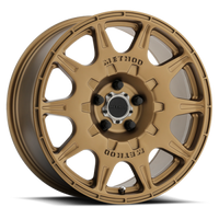 Method MR502 RALLY 17x8 +38mm Offset 5x100 67.1mm CB Method Bronze Wheel