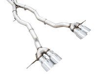 AWE Tuning Track Edition Cat-Back Exhaust for BMW G8X M3/M4 - Chrome Silver Tips