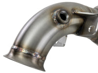 aFe 09-13 MINI Cooper S (R56) L4 1.6L (t) Twisted Steel Down Pipe 2-1/2in 304 Stainless Steel w/ Cat