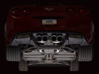 AWE Tuning 05-07 C6 Chevrolet Corvette 6.0L Track Edition Axle-Back Exhaust w/ Chrome Silver Tips