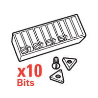 SPC Performance Carbide Insert for RELS Brake Lathe - Pack of 10